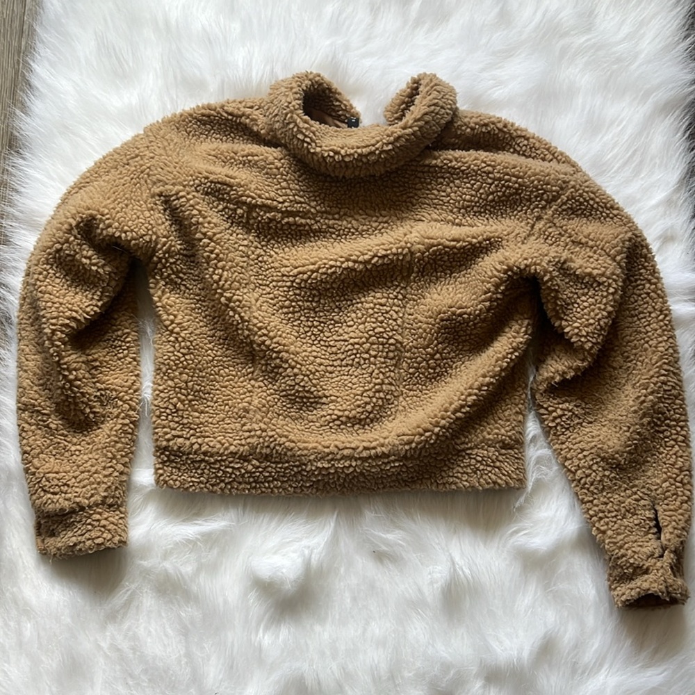 Zaful tan cropped jacket Small - Picture 5 of 6